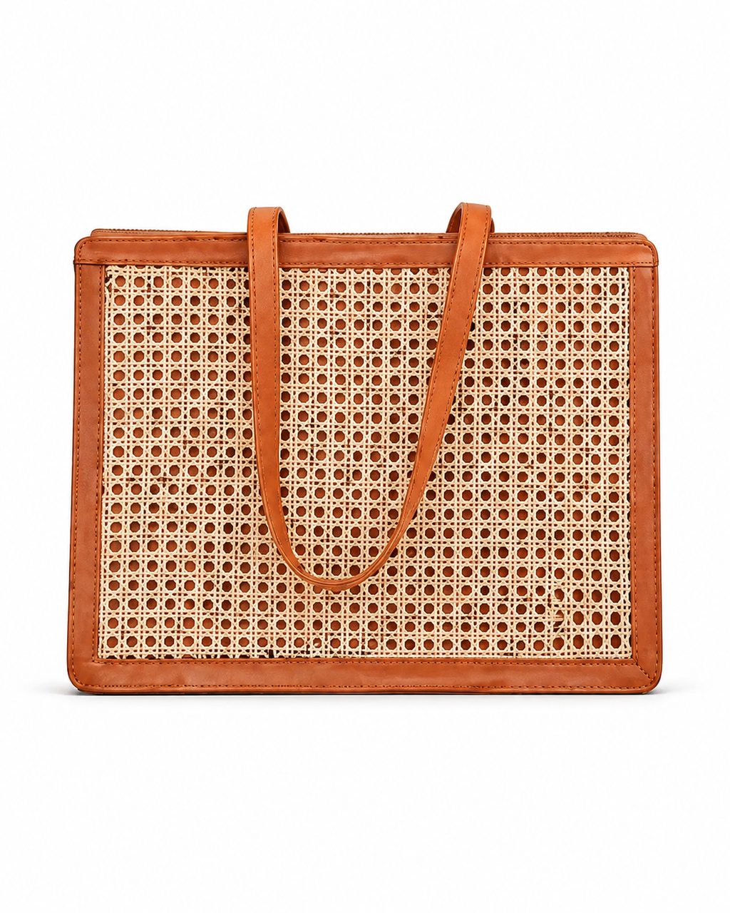 Raja Leather and Cane Laptop Bags