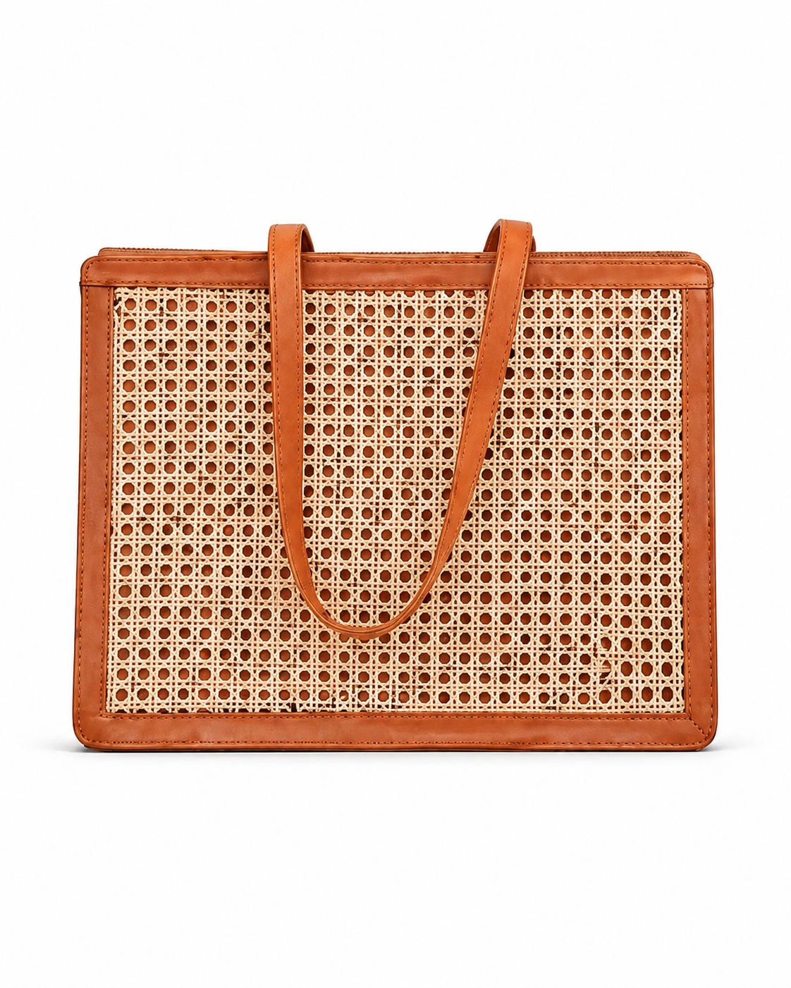 Raja Leather and Cane Laptop Bags