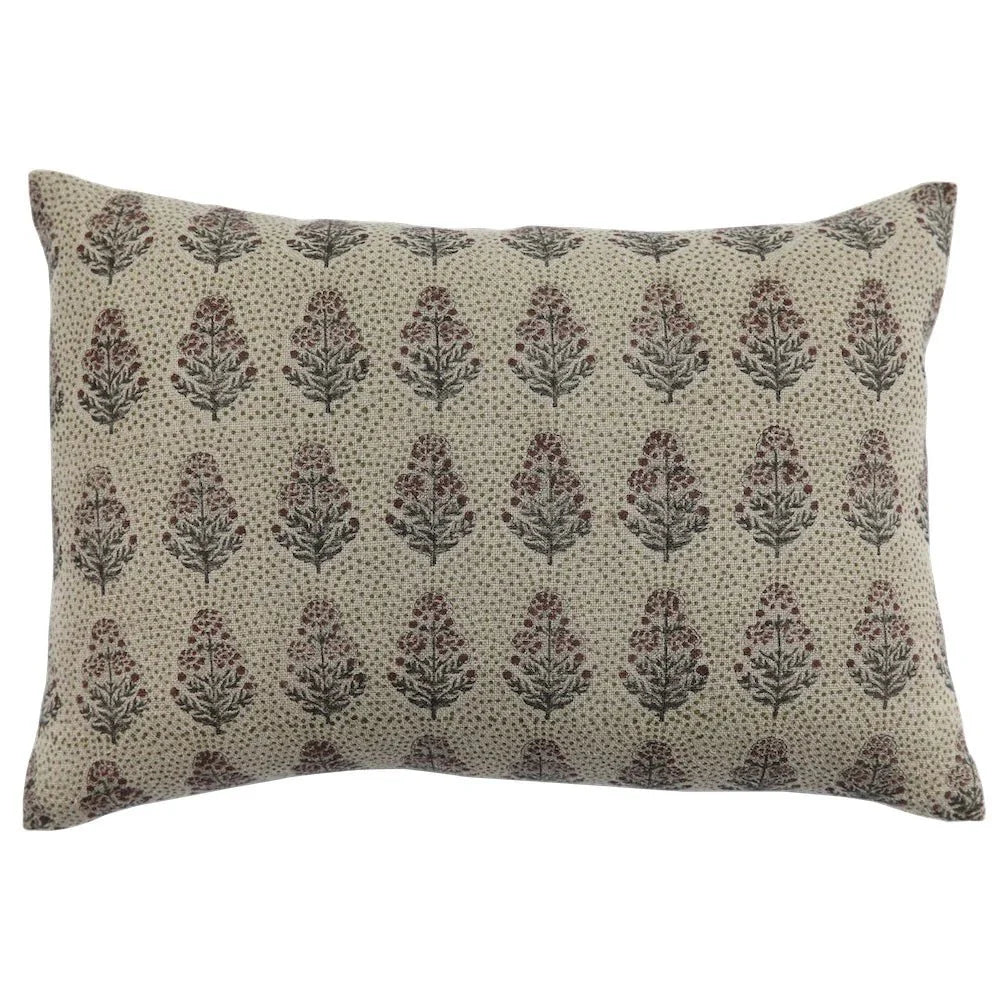Padma Linen Floral Pillow Cover