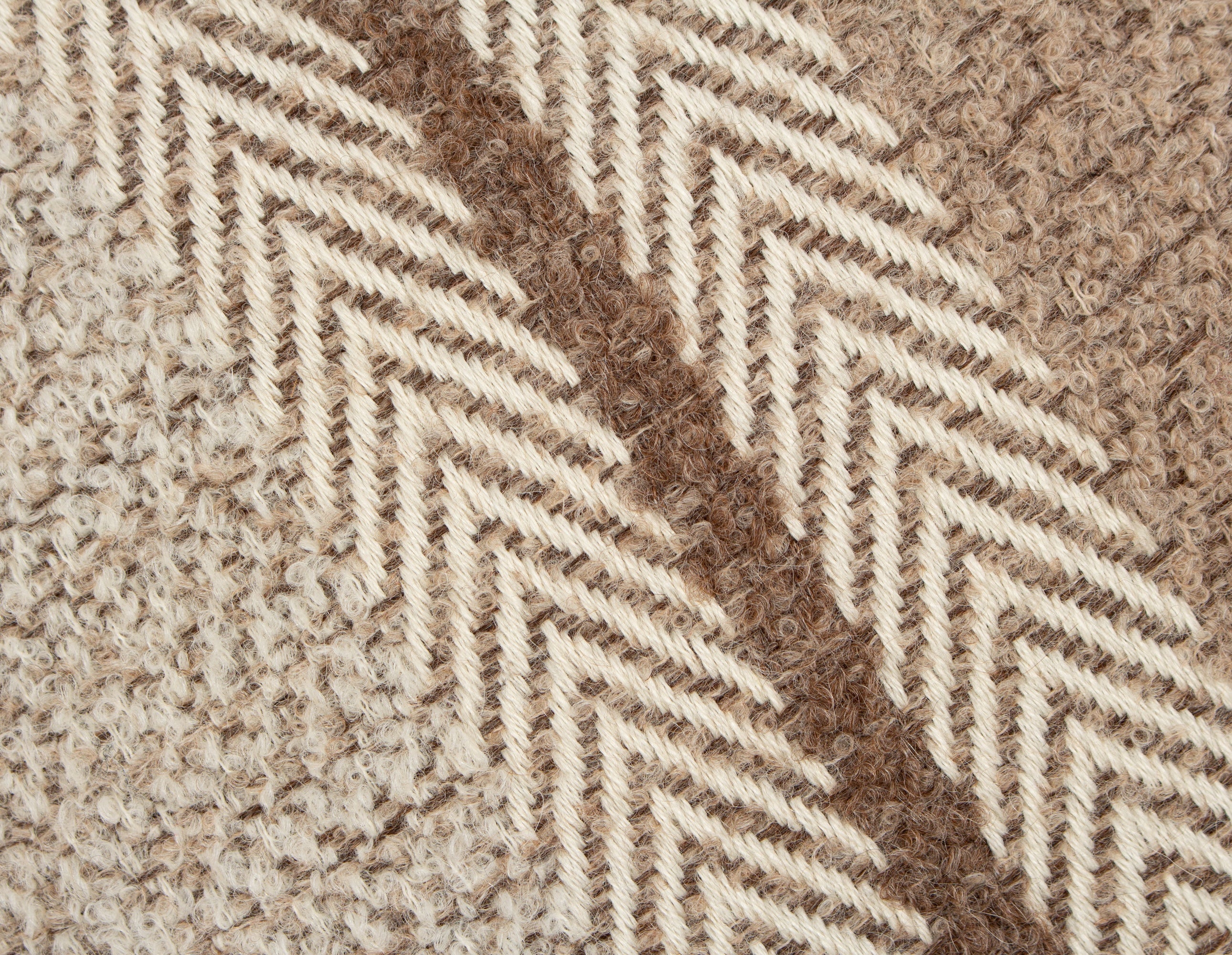 Handwoven Boucle Alpaca Pillow Cover