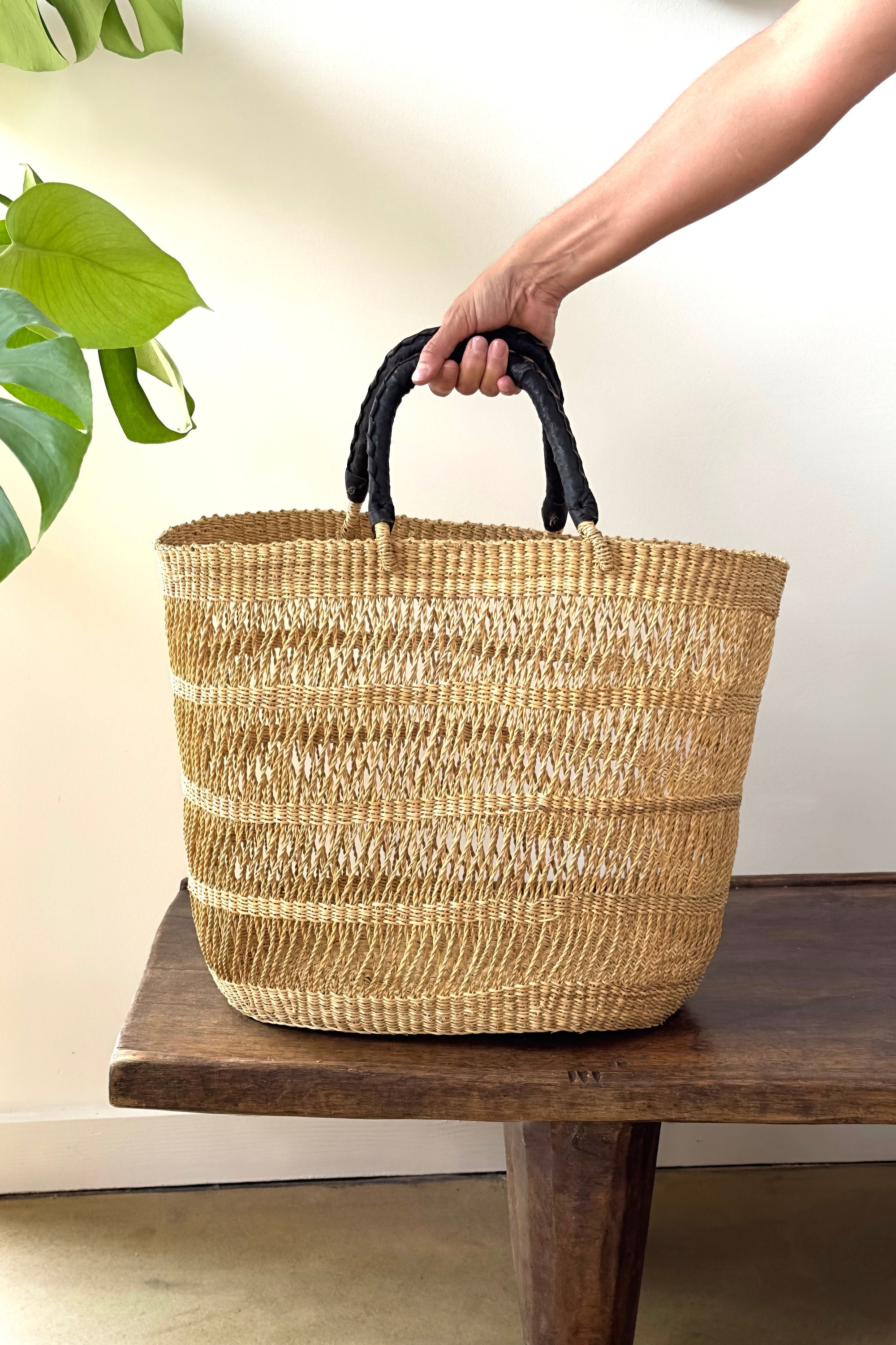 String Basket Tote