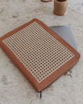 Raja Leather and Cane Laptop Bags