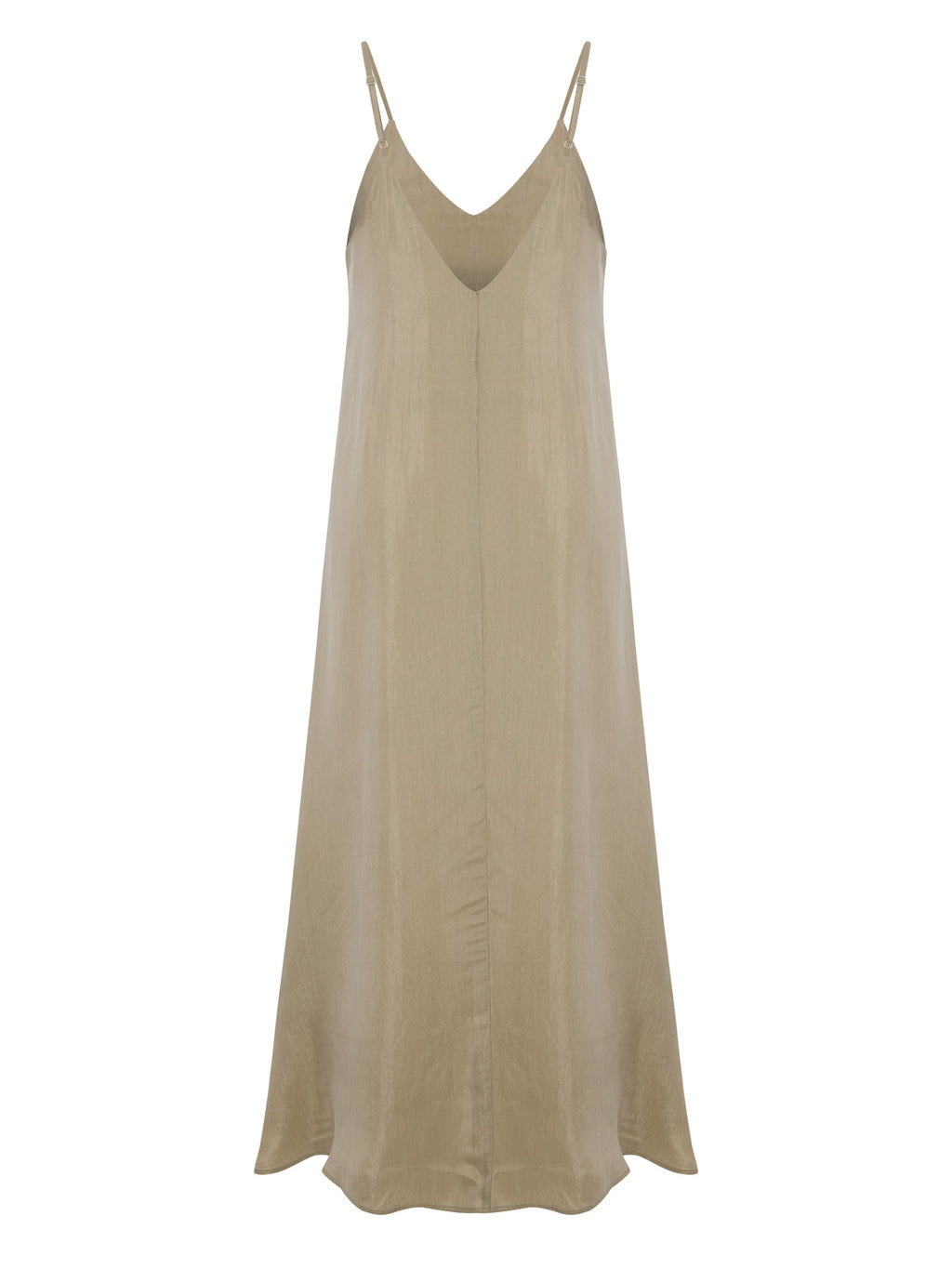 Lucid Flow Maxi Dress - Khaki Green