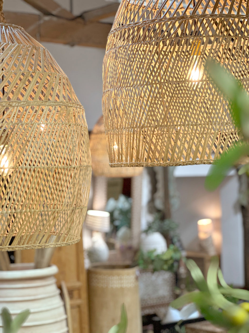Tulum Rattan Pendant Light