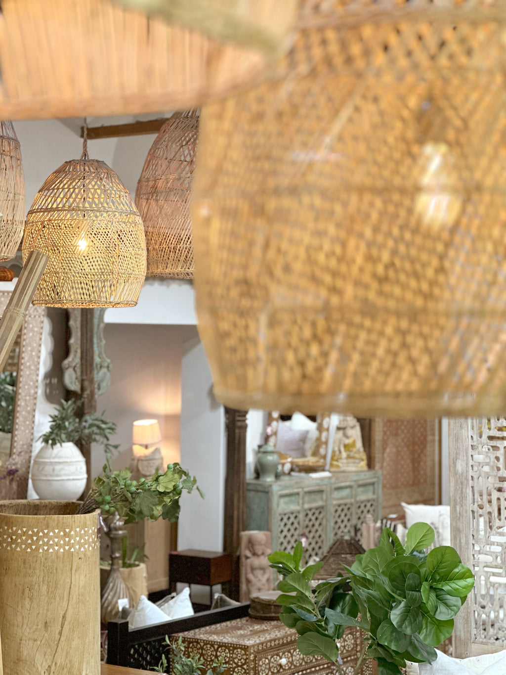 Tulum Rattan Pendant Light