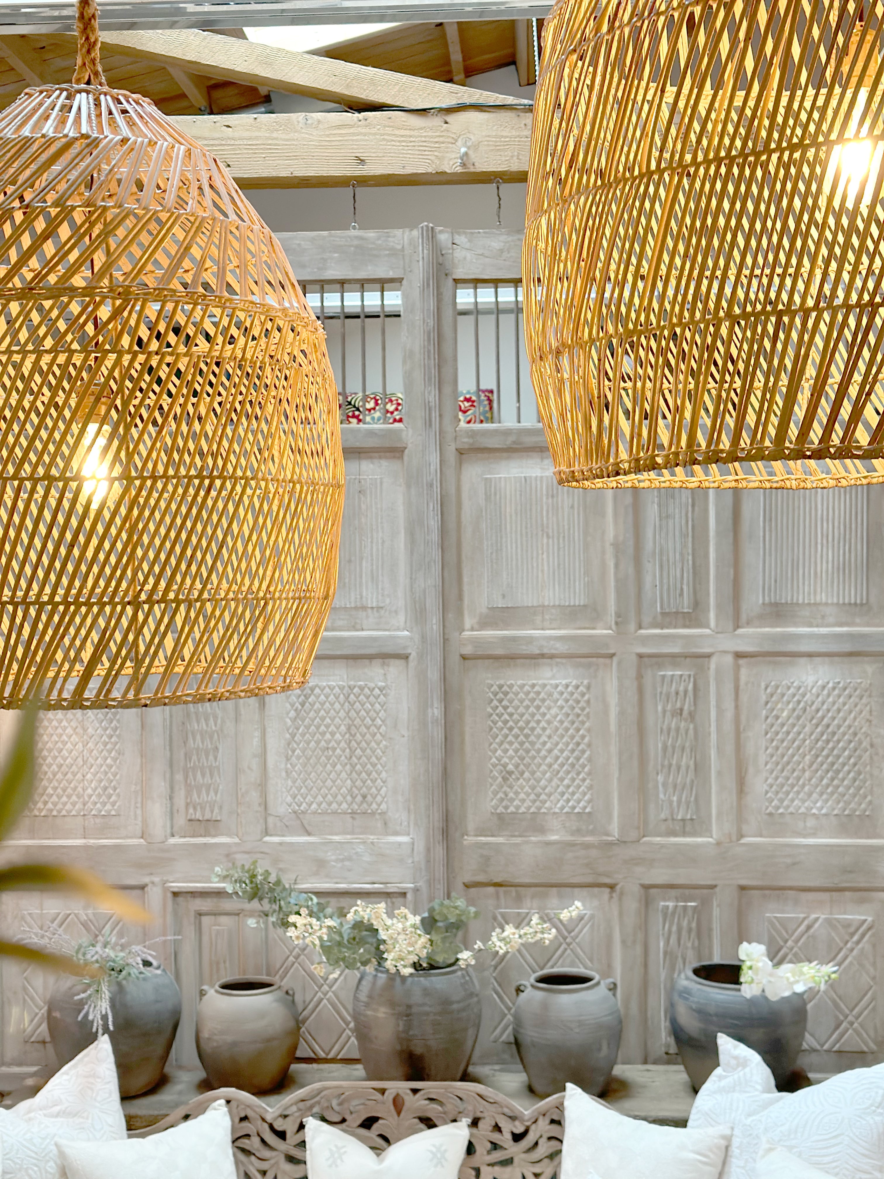 Tulum Rattan Pendant Light