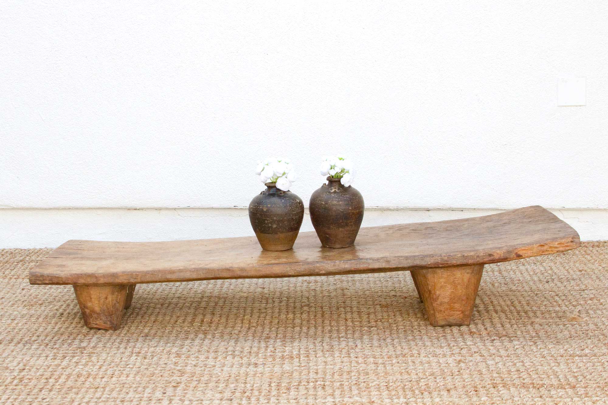 Antique Rustic African Senufo Bench