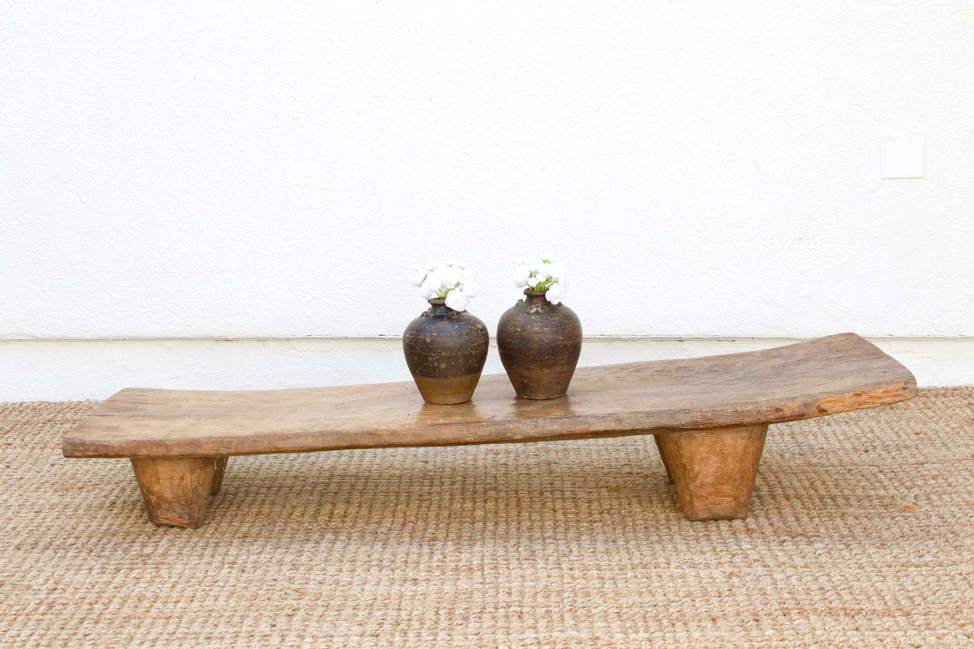 Antique Rustic African Senufo Bench