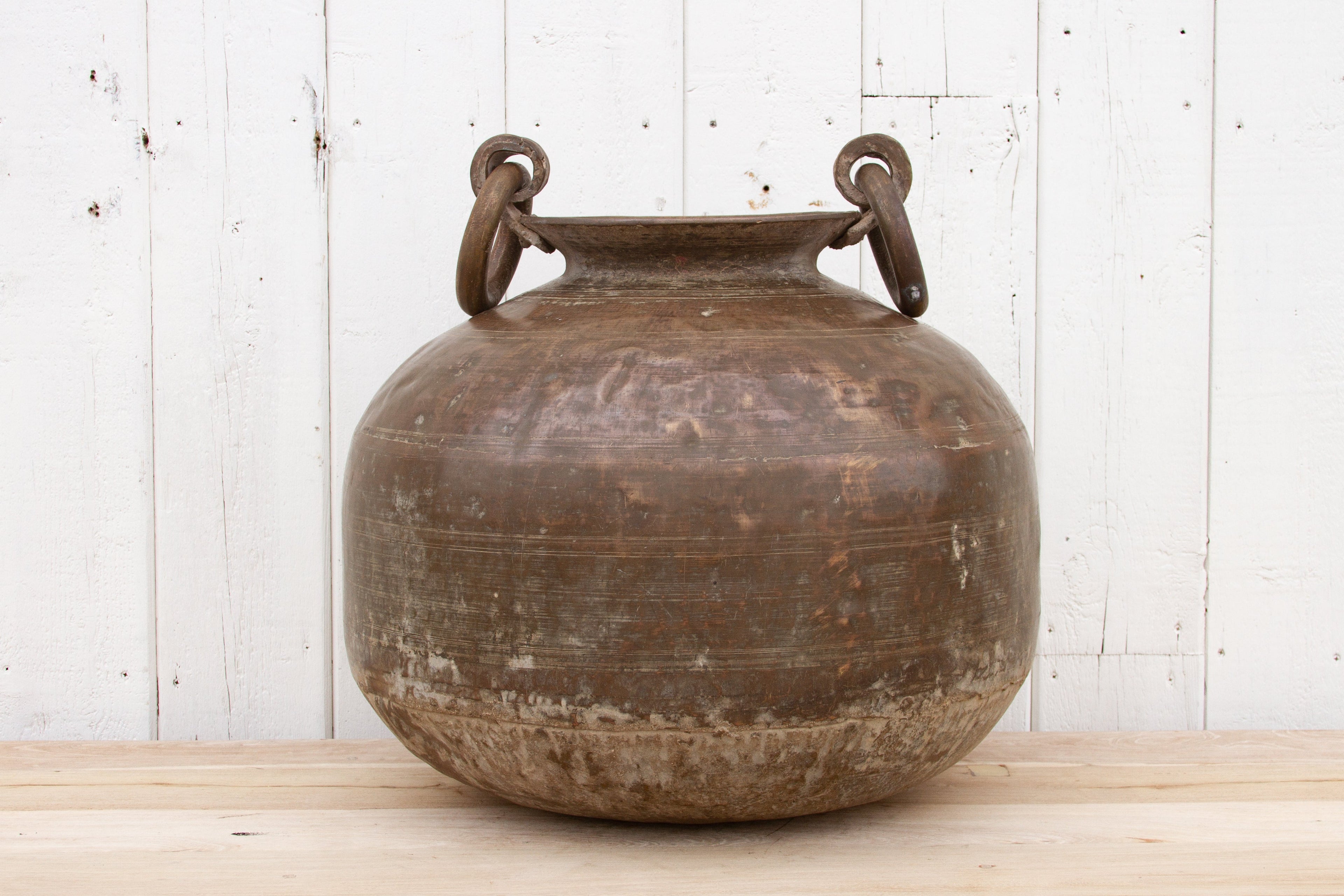 Antique Anglo-Indian Brass Container