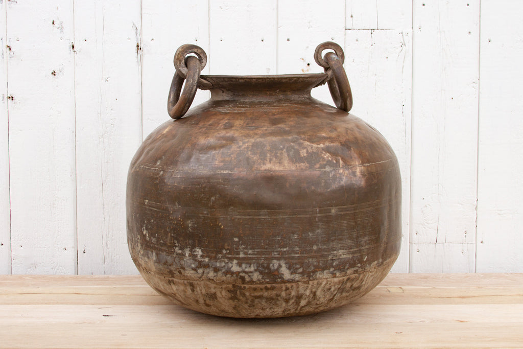 Antique Anglo-Indian Brass Container