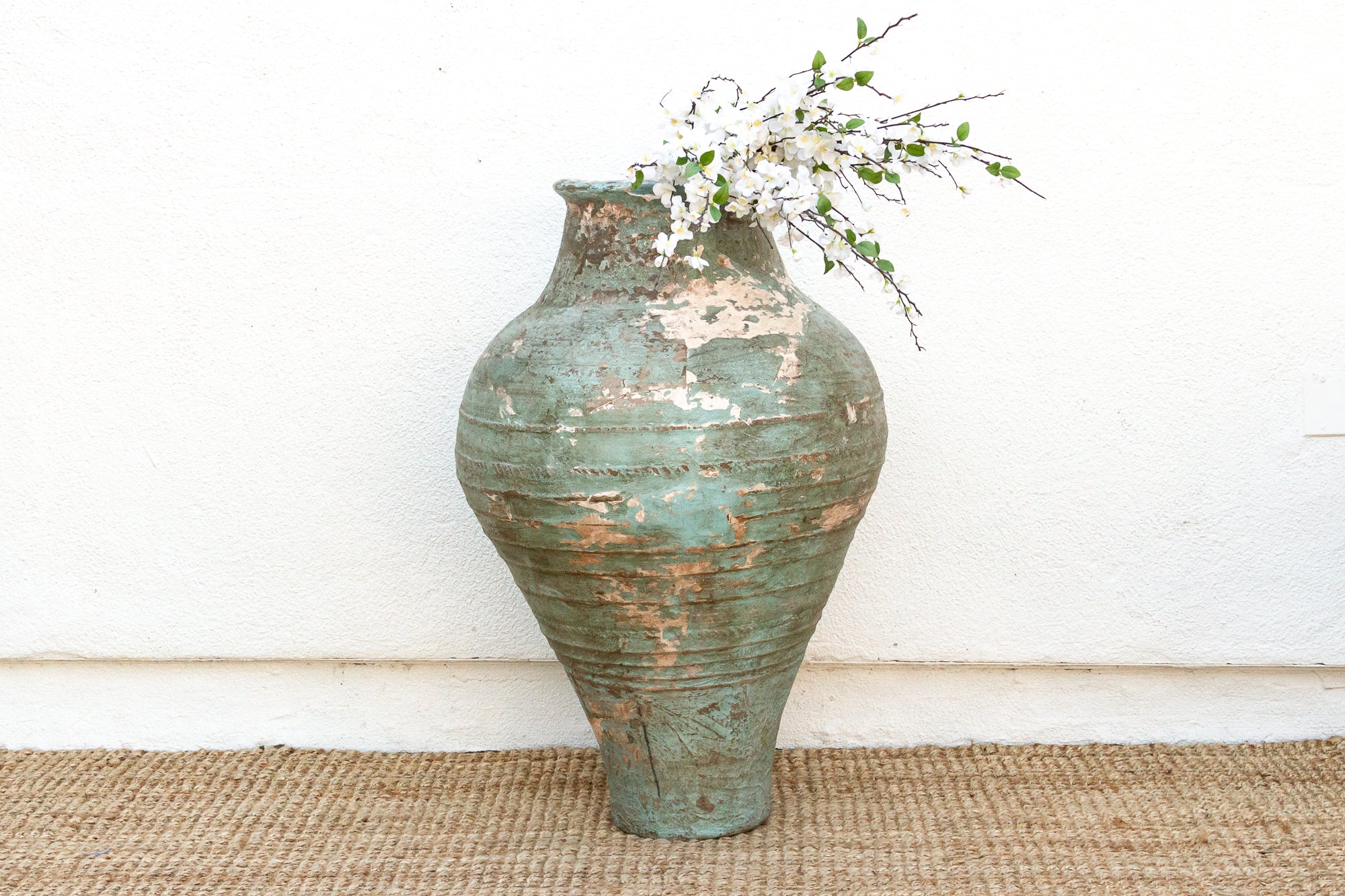 Antique Monumental Mediterranean Pottery Jar