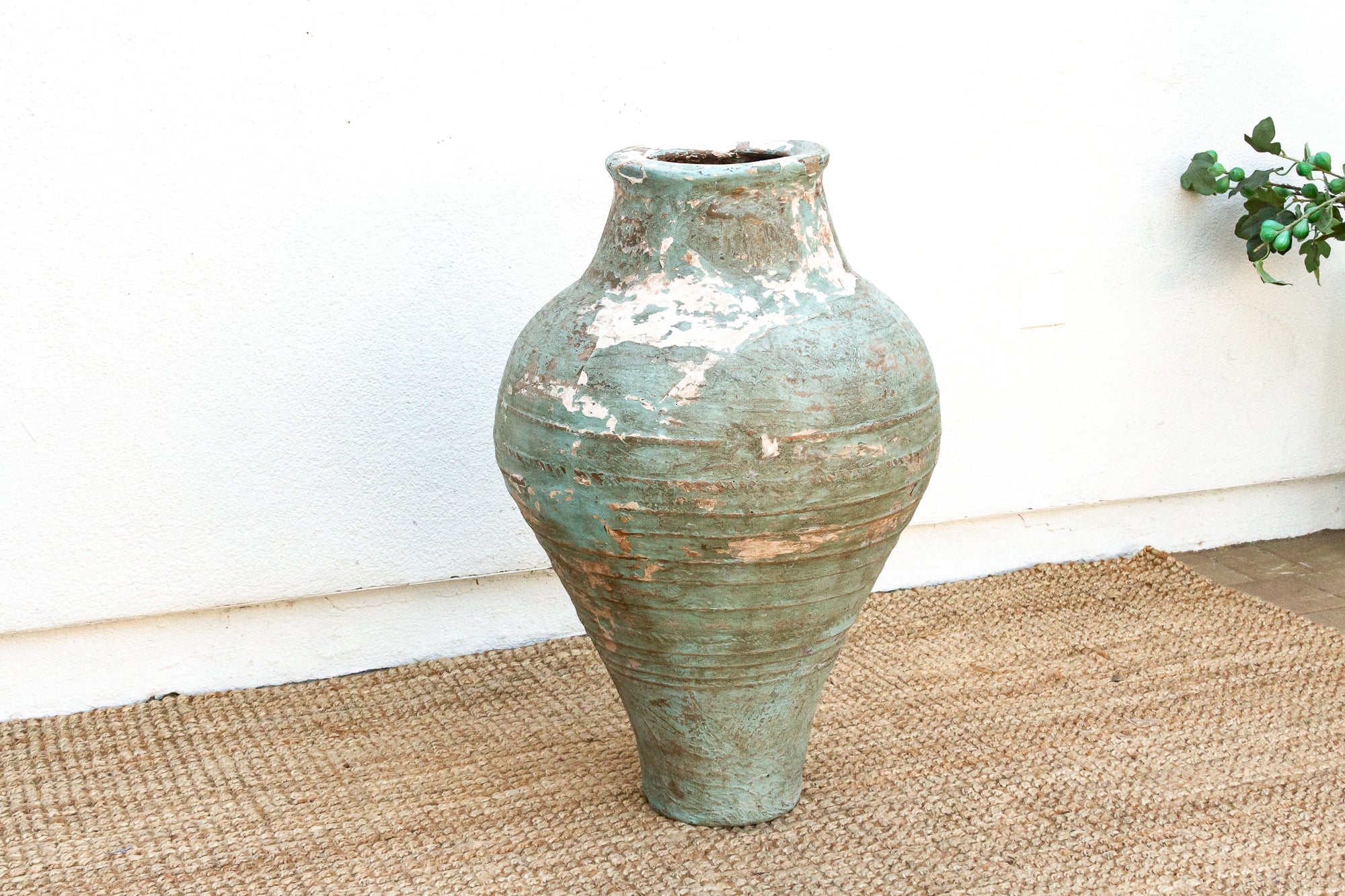 Antique Monumental Mediterranean Pottery Jar