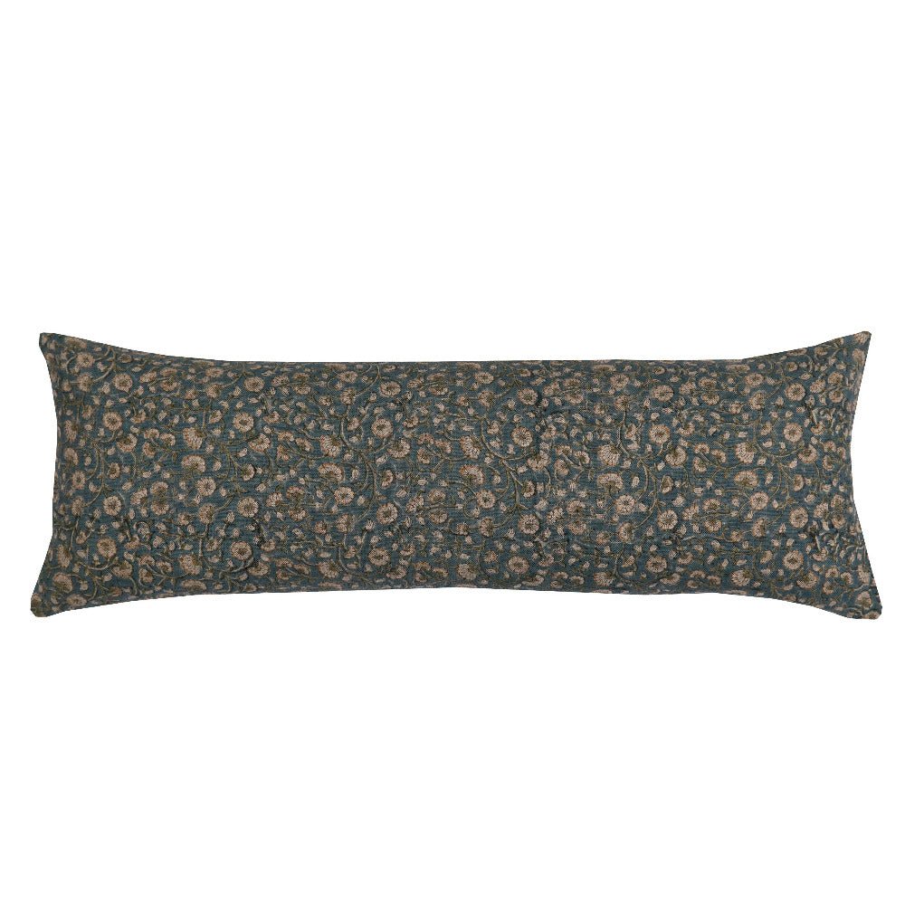 Inaya Linen Floral Pillow Cover