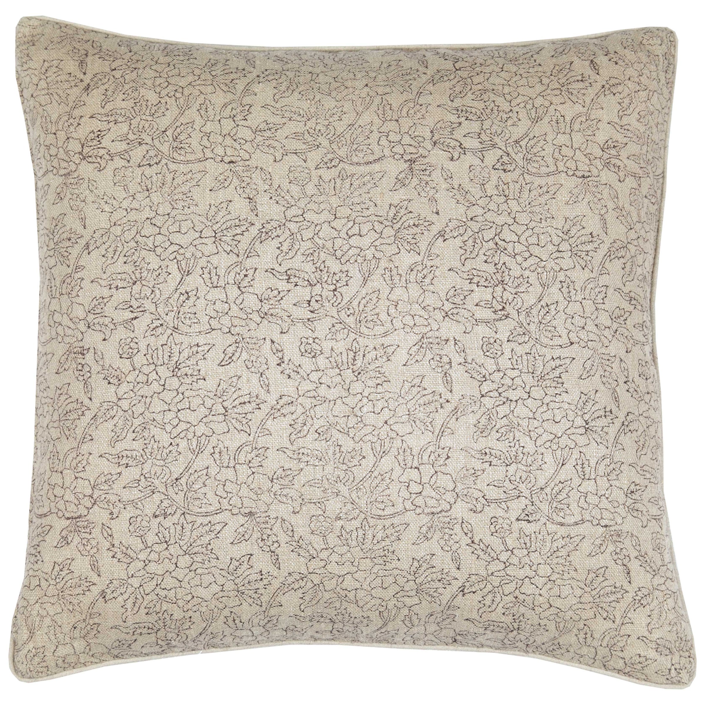 Marisa Floral Block Print Pillow Cover