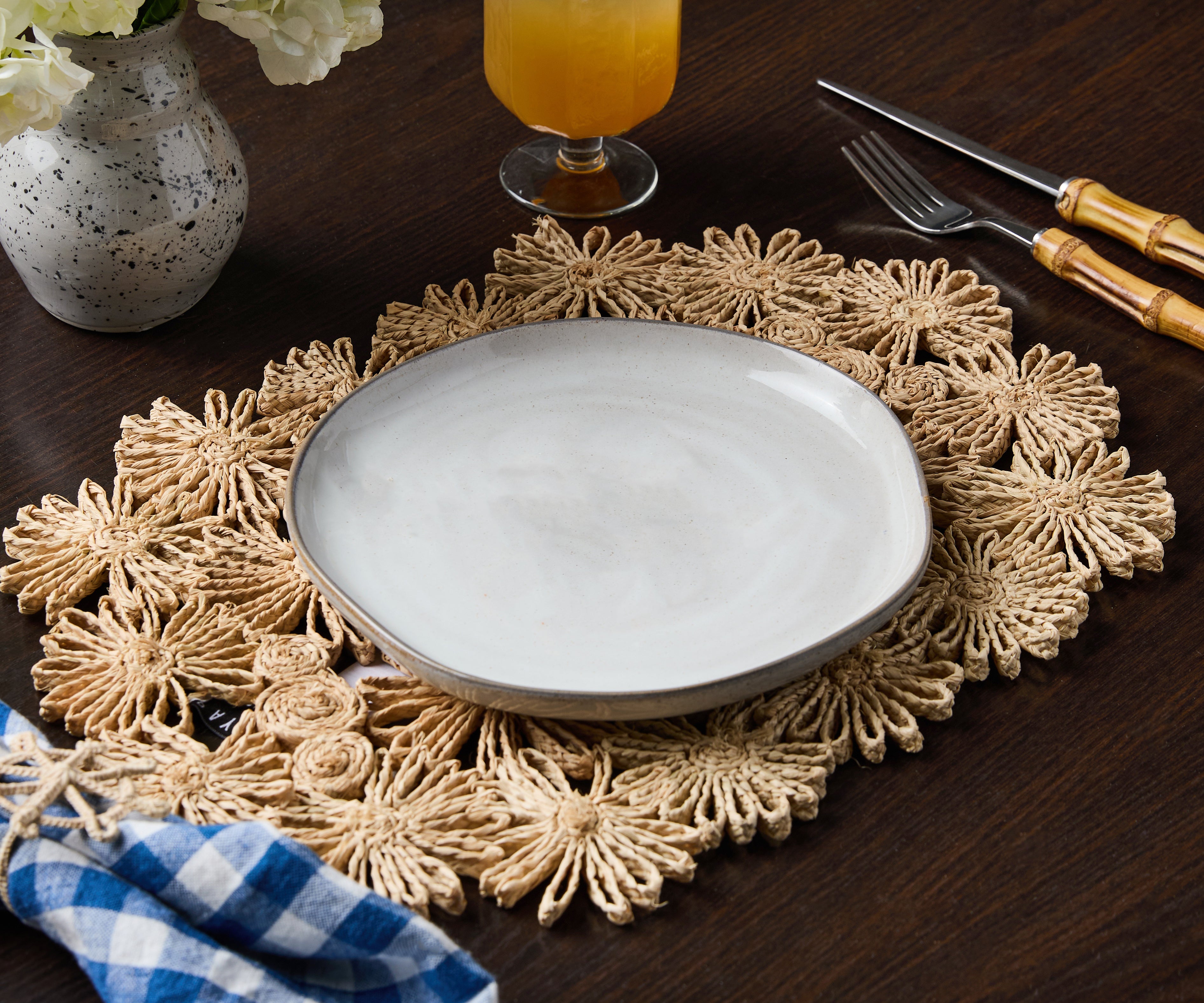 Fleur Raffia Placemats