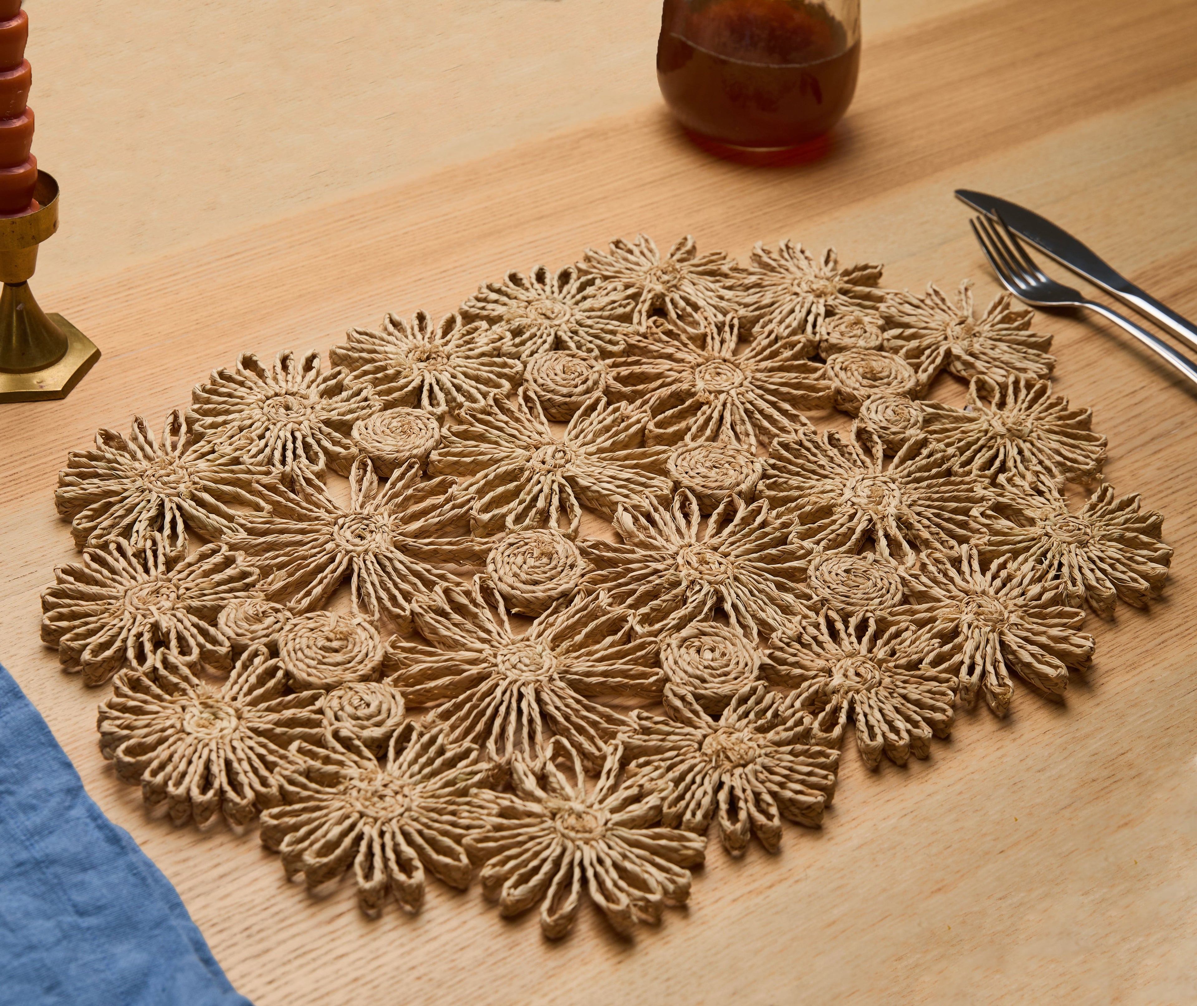 Fleur Raffia Placemats