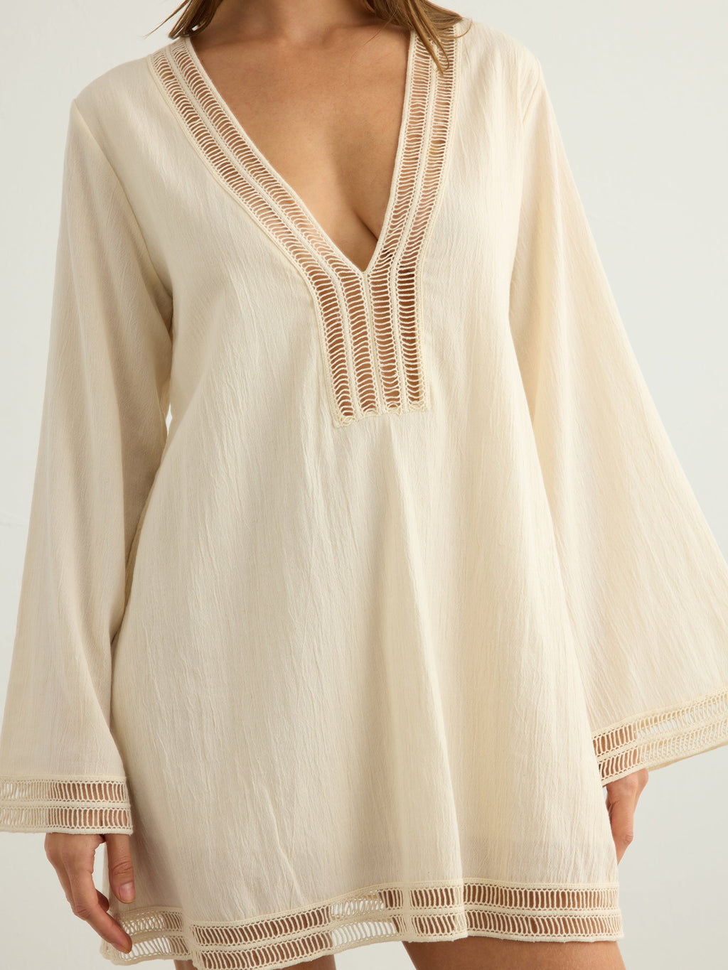 Positano Beach Dress - Natural