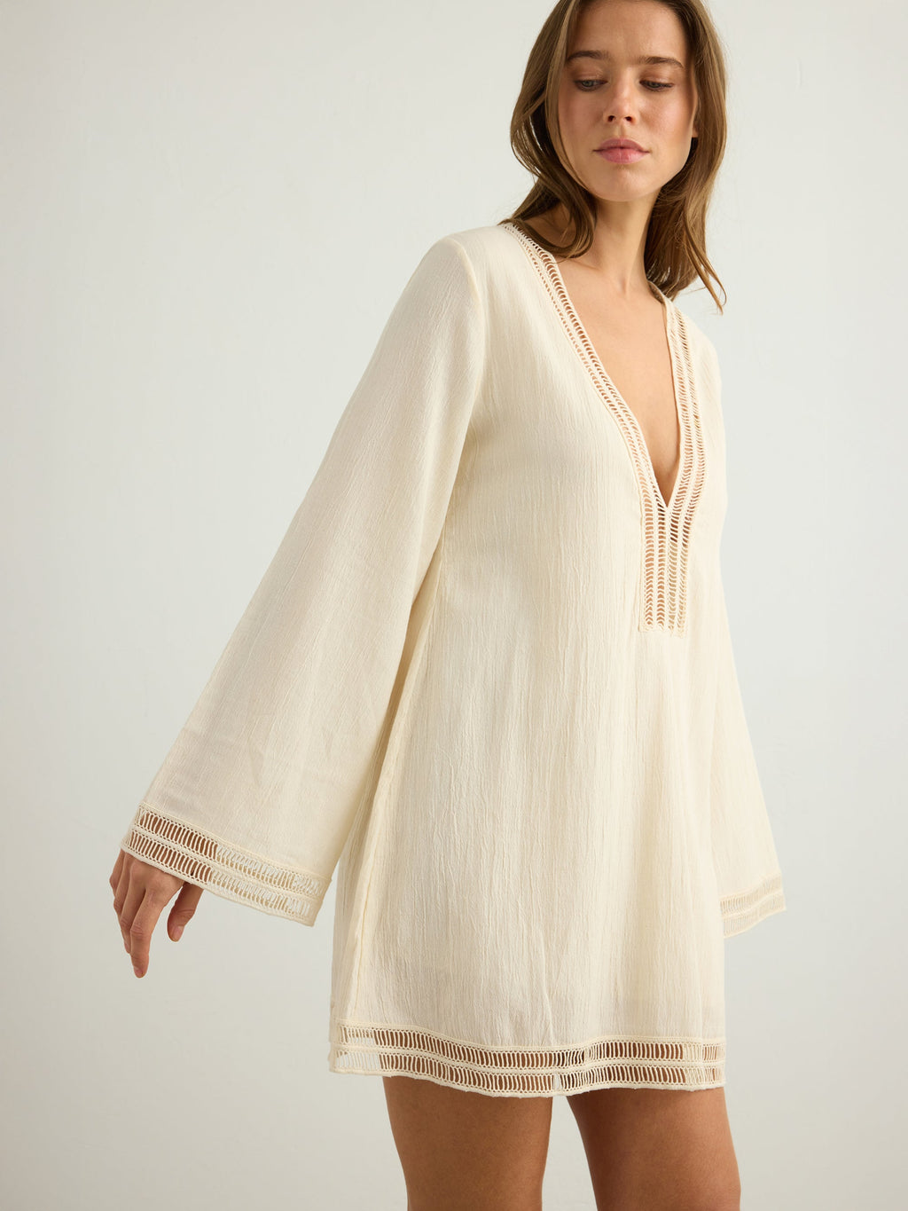 Positano Beach Dress - Natural