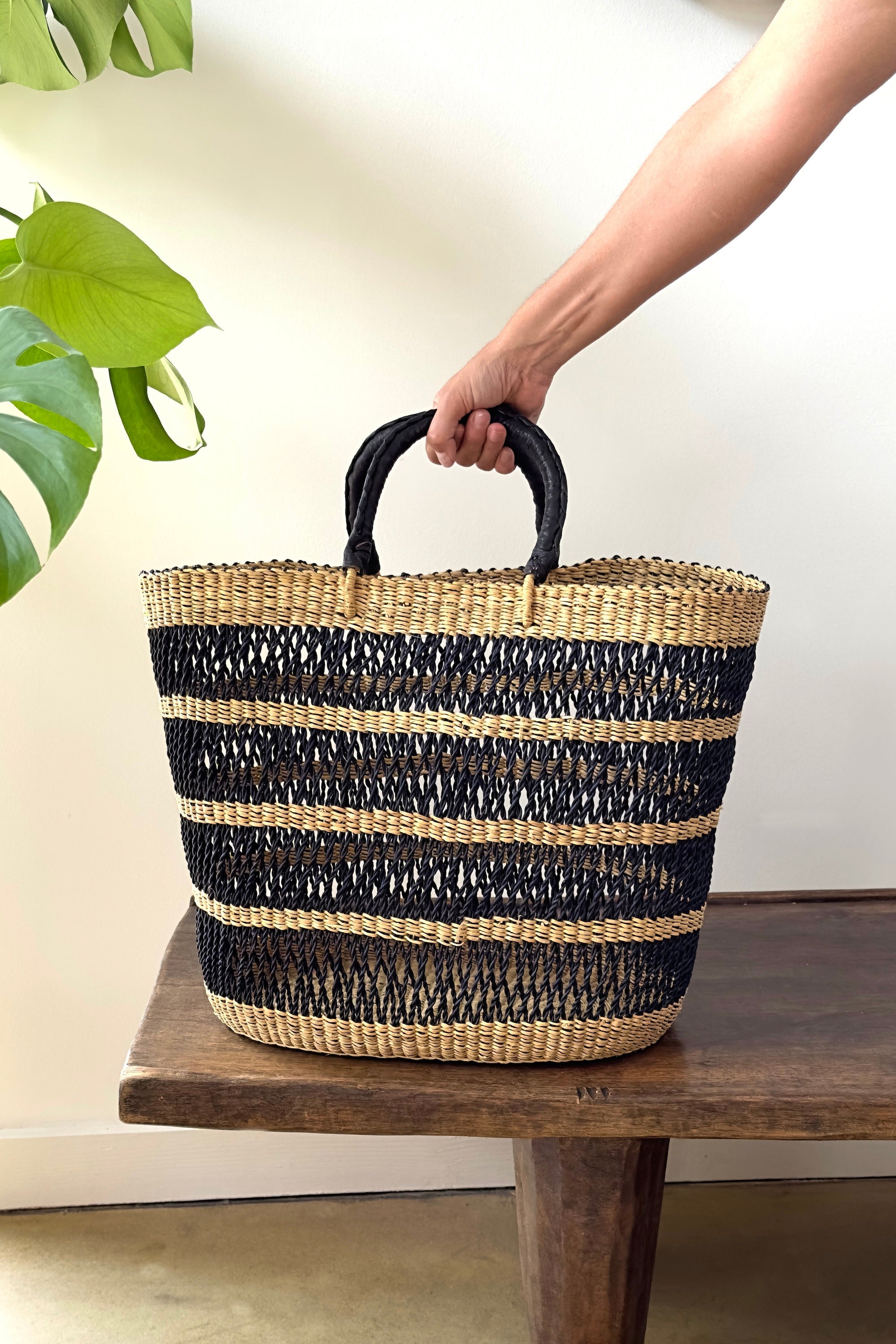 String Basket Tote