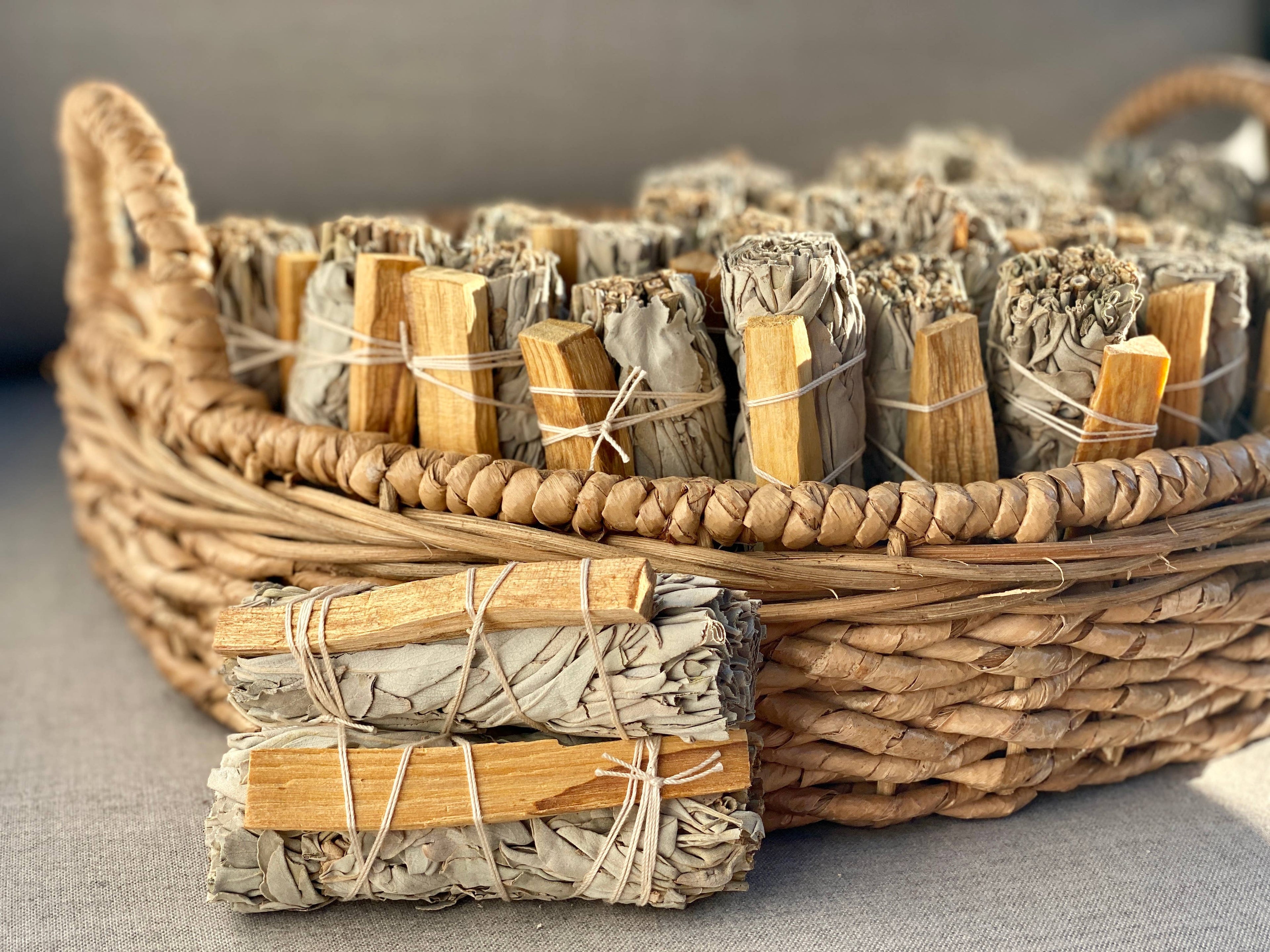 White Sage Smudge Sticks with Palo Santo