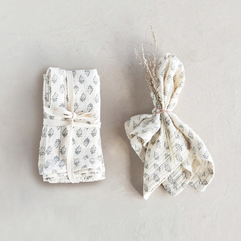 Fleur Cotton Napkins - Set of 4
